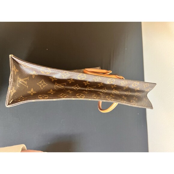 Louis Vuitton Sac Plat MM Monogram Tote Bag MI0599 Made in France Authentic 1999 - Picture 7 of 15